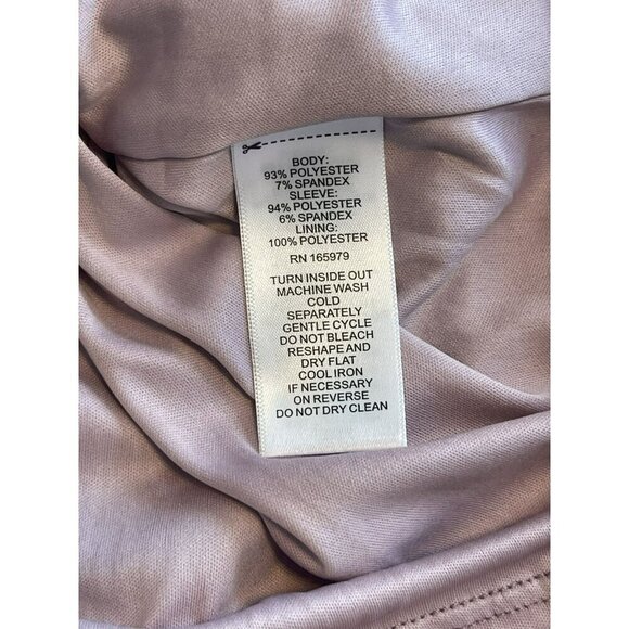 Cable & Gauge lavender with Champagne Sequin Short Bell Sleeve Top S Lined NWOT - Picture 6 of 6